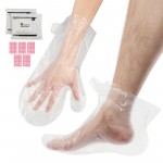 Segbeauty 200 Counts Extra Large XL Paraffin Wax Liners for Hands Feet Plastic Booties Bags for Therabath Wax Treatment