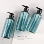 Segbeauty 3pcs 500ml Shampoo Bottle Shower Gel Body Wash Hair Conditioner Dispenser Soap Press Cosmetic Bathroom Storage