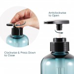 Segbeauty 3pcs 500ml Shampoo Bottle Shower Gel Body Wash Hair Conditioner Dispenser Soap Press Cosmetic Bathroom Storage