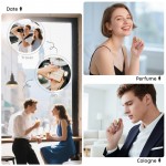 Segbeauty 20pcs 0.1oz Mini Perfume Bottle Travel, Glass Perfume Atomizer Travel Cologne Sprayer, 3ml Cologne Refillable Spray Bottle with Refill kit, Bulk Fine Mist Small Atomizer Sprayer with Pump