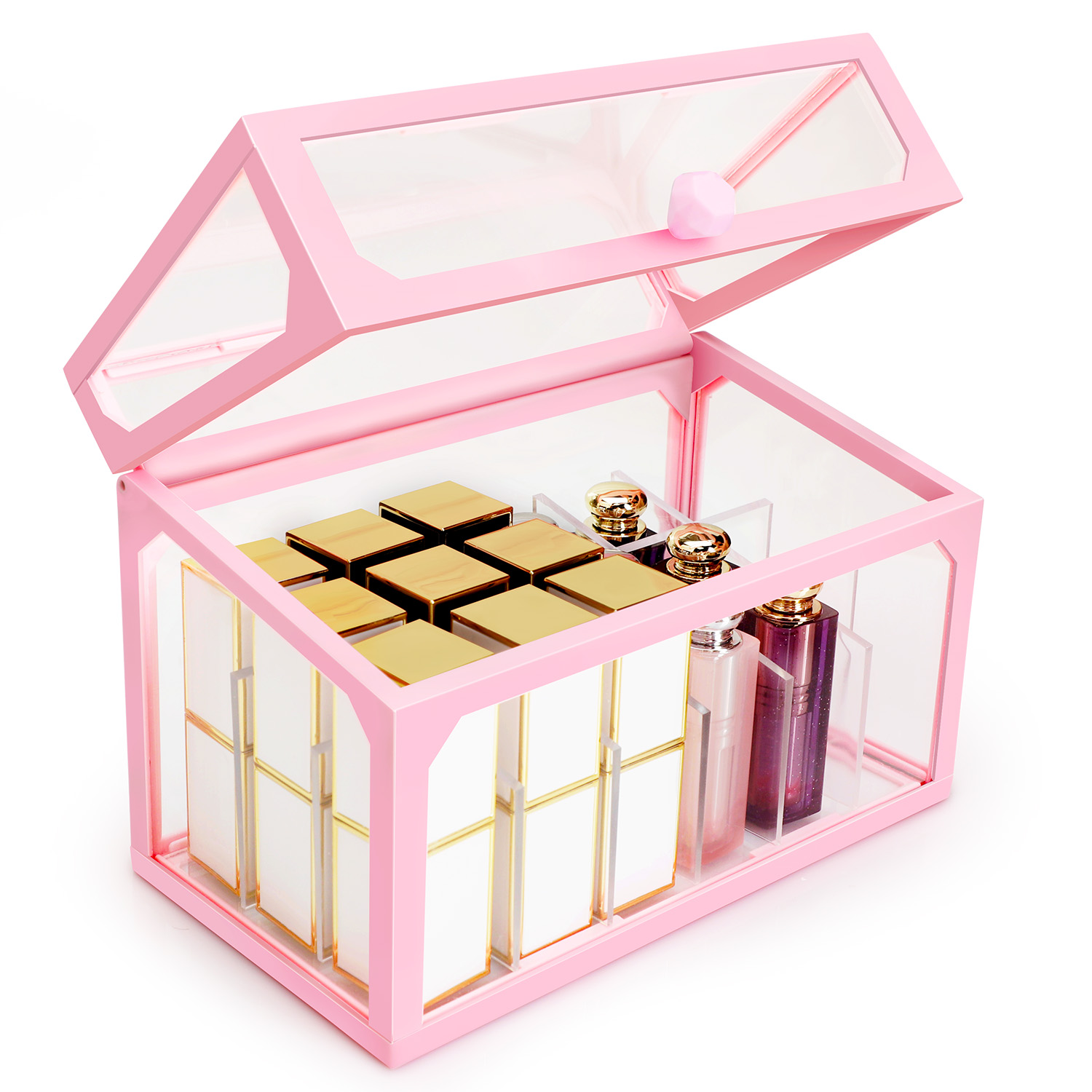 Beauty Keeper Square Storage Box For Transparent Face Masks, Puffs, Lashes,  And Cards Compact, Durable, And Versatile. From Parklondon, $0.83