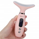 Segbeauty LED Light Therapy Massage Device for Skin Tightening, 4-in-1 Cosmetic Skin Treatment Beauty Massager for Face and Neck, Anti-Aging Skin Care Massage Device, Vibration Technologies Face Tool for Daily Skin Care Routine
